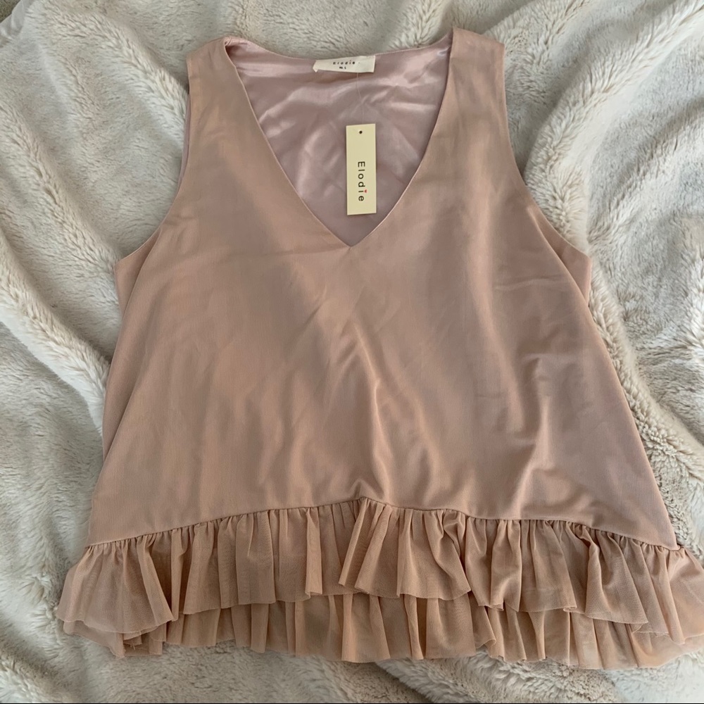 NEW blush tank top